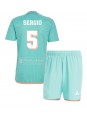 Inter Miami Sergio Busquets #5 Alternativní dres pro děti 2024-25 Krátký Rukáv (+ trenýrky)